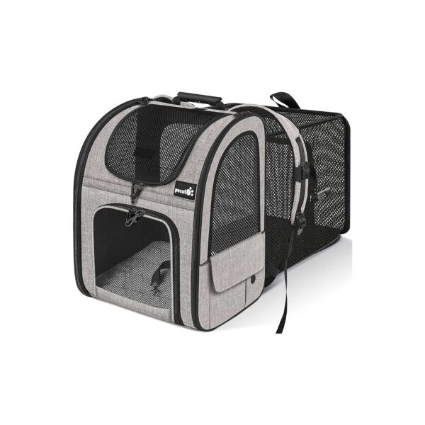 Breathable Mesh Pet Backpack for Small Cats and Puppies with Comfortable Accessories