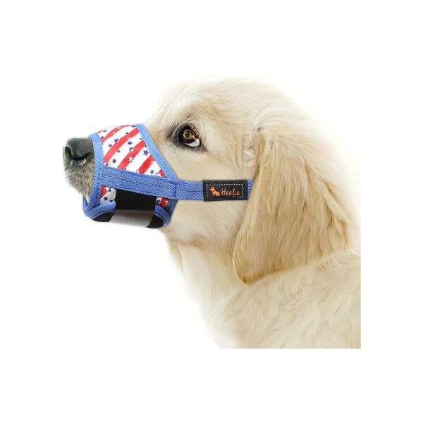 Breathable Nylon Muzzle for Dogs Prevent Biting Barking Chewing Smaller Larger Breeds