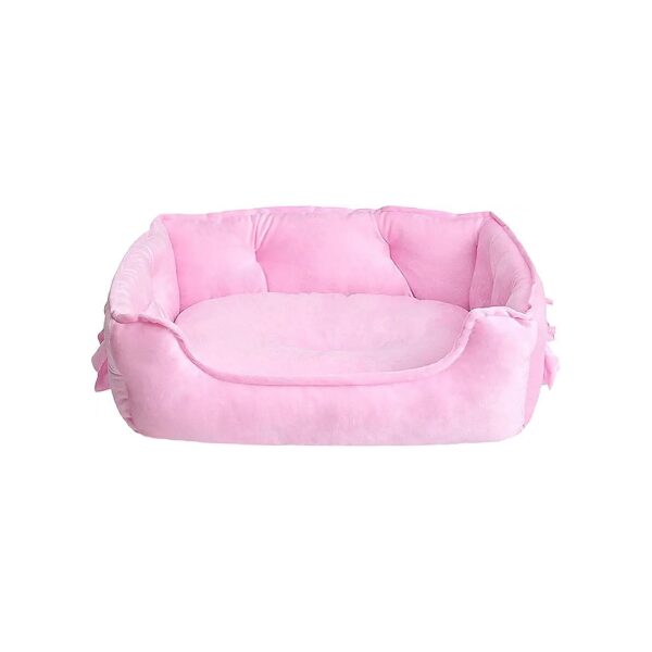 Breathable Pet Bed for Small Dogs, Soft Plush, Self-Warming, Machine Washable