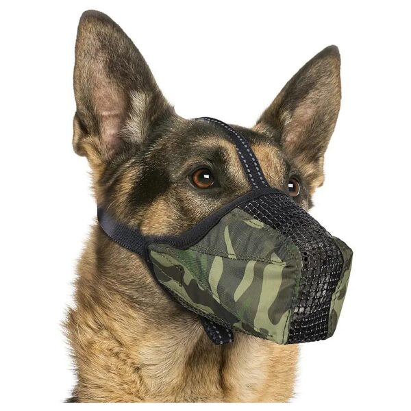 Breathable Soft Dog Muzzles for Large Size Dogs Adjustable Puppy Mouth Guard