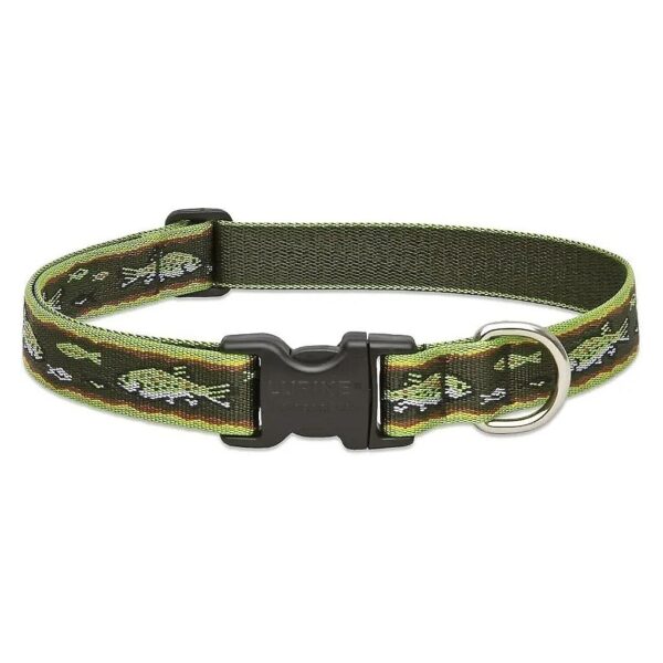 Brook Trout Adjustable Collar for Large Dogs Nylon