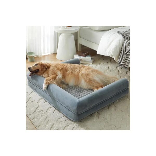 Budget-Friendly Orthopedic Dog Bed for Medium Breed Dogs with Waterproof Lining