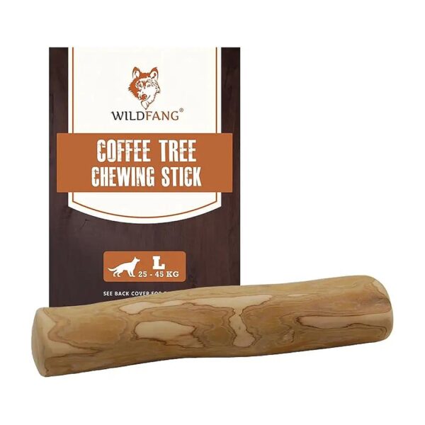 Caffeine-Free Coffee Root Wood Dog Chew Stick for Teething and Grooming