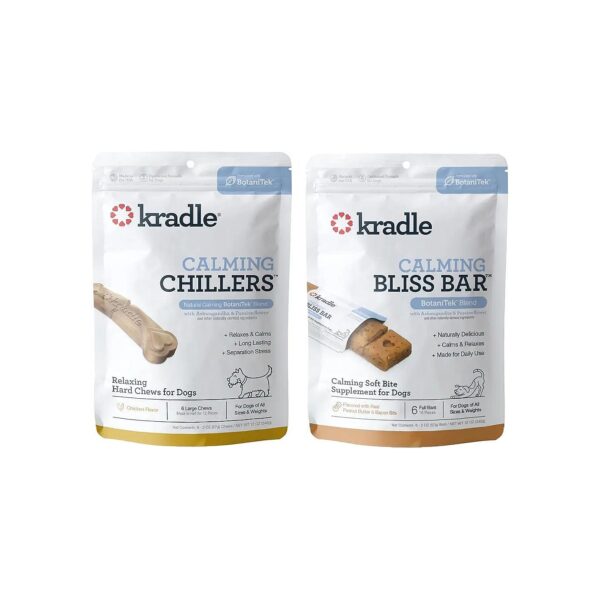 Calming Chews and Bars for Dogs with Proven Natural Stress Support