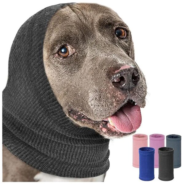 Calming Ear Cover for Dogs with Fear and Anxiety Issues