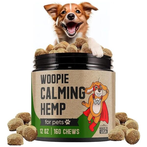 Calming Hemp Treats with Melatonin for Dogs and Puppies Comfort