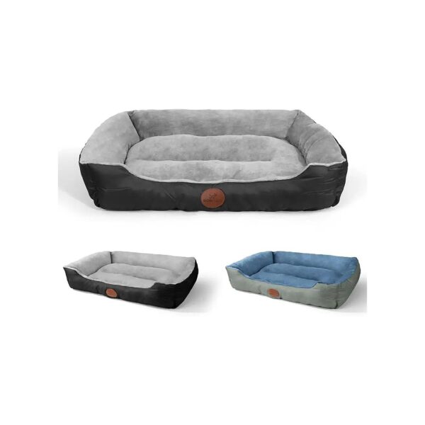 Calming Pet Bed for Small to Large Dogs and Indoor Cats with Fluffy Soft Fabric