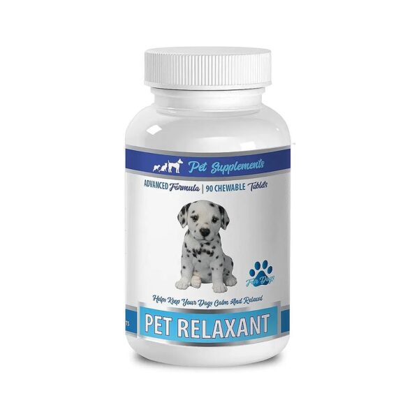 Calming Tablets for Dogs 90 Chews Advanced Formula Valerian and Chamomile