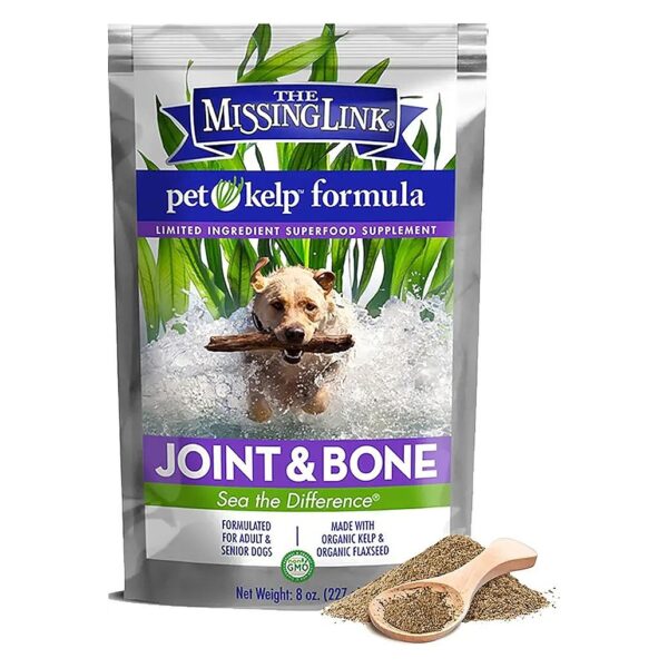 Canine Joint and Bone Health Support Supplement with Organic Kelp and Glucosamine Powder