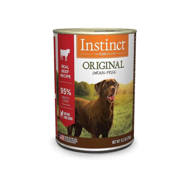 Canned Dog Food Made with Real Beef and Wholesome Ingredients for Balanced Nutrition