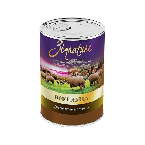 Canned Pork Formula Dog Food with Limited Ingredients for Adult Dogs