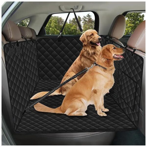 Car Seat Cover for Dogs, Waterproof and Scratch-Resistant Hard Bottom Design