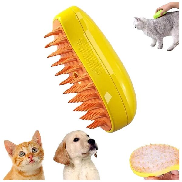 Cat Dog Pet Spray Massaging Comb for Preventing Flyaway Hair and Skin Gentleness