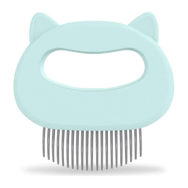 Cat Dog Rabbit Comb for Gentle Pet Grooming and Hair Removal with Green Color