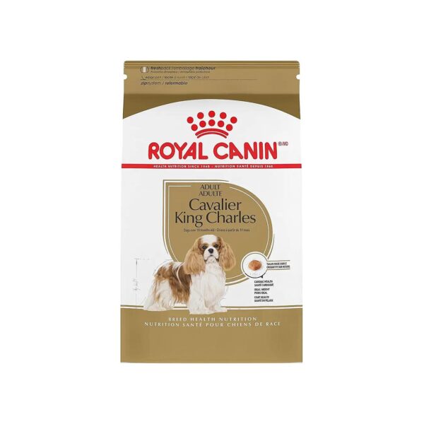 Cavalier King Charles Spaniel Adult Dry Dog Food, 10 lbs, Unique Kibble Shape