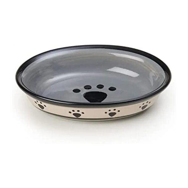 Ceramic Cat and Dog Bowl with Microwave and Dishwasher Safety