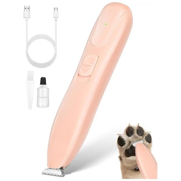 Ceramic Dog Paw Trimmer for Efficient Trimming of Hair Around Pet Eyes, Face, and Ears