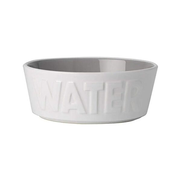 Ceramic Indoor Pet Bowl for Dogs and Cats, 5-Cup Capacity, Dishwasher and Microwave Safe