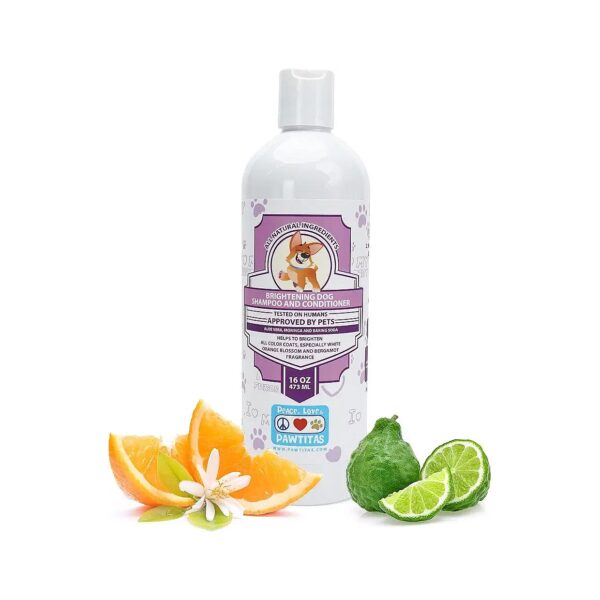 Certified Organic Dog Shampoo And Conditioner Combo Refreshes And Soothes Puppy Skin