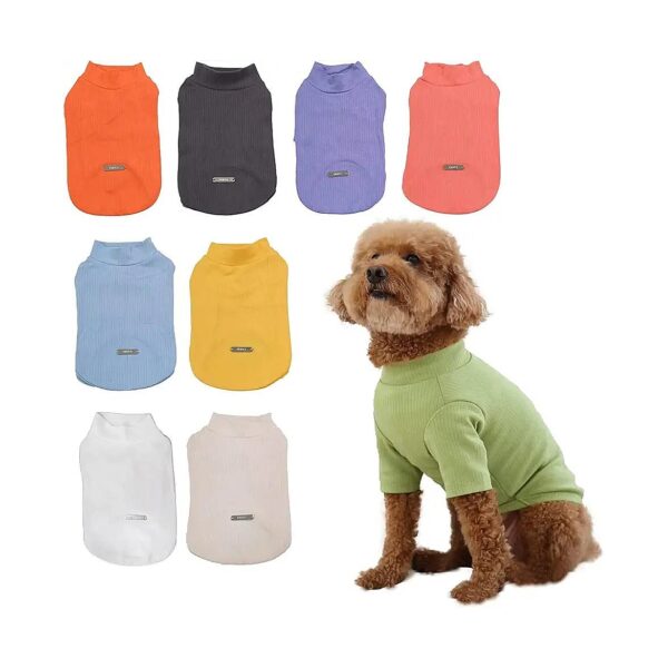 Charcoal Simple Basic Color Dog Apparel with Good Softness and Elasticity for Dogs