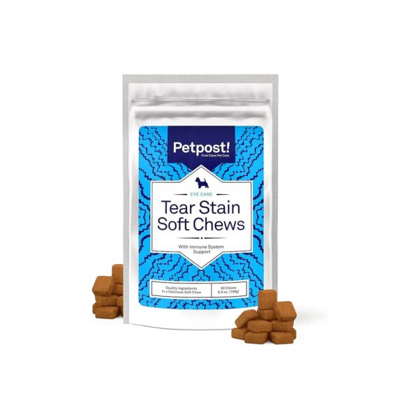 Cheese Flavor Soft Chews for Efficient Tear Stain Remedy in Dogs