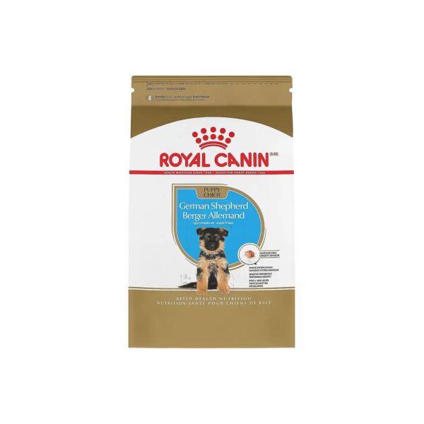 Chicken Flavor Dry Dog Food for German Shepherd Puppies with Unique Kibble Shape