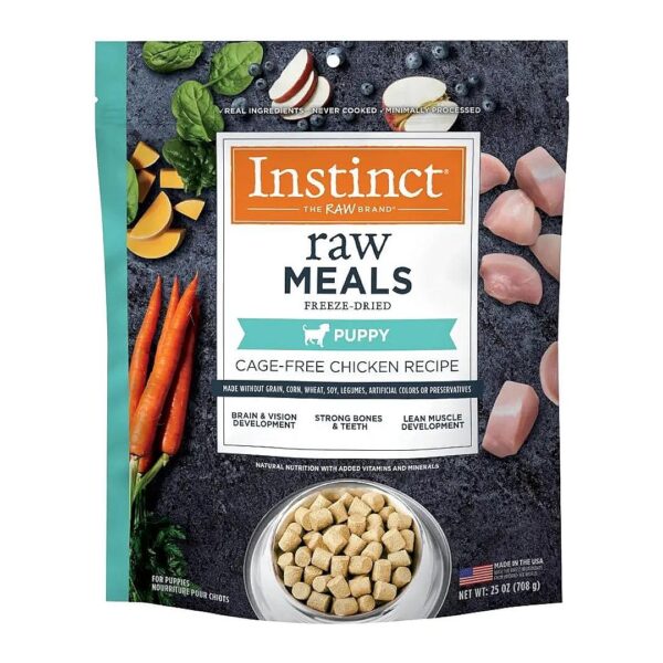 Chicken Grain-Free Freeze-Dried Raw Meal for Small to Medium Breed Puppies