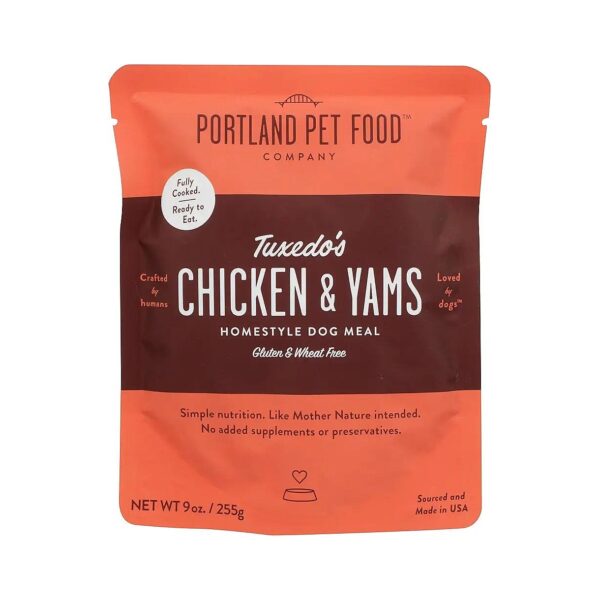 Chicken and Yams Dog Meal for Picky or Senior Dogs with Sensitive Stomachs