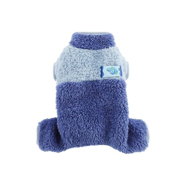 Chihuahua Sweater for Small Dogs XX-Small Fleece Blue Puppy Onesie Outfits