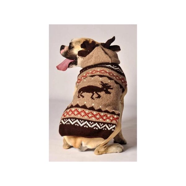 Chilly Dog Wool Hoodie Sweater for Medium to Large Breed Dogs