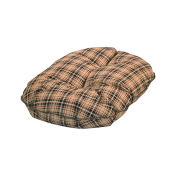 Classic Cream Check Quilted Mattress with Superior Comfort for Small Breed Dogs