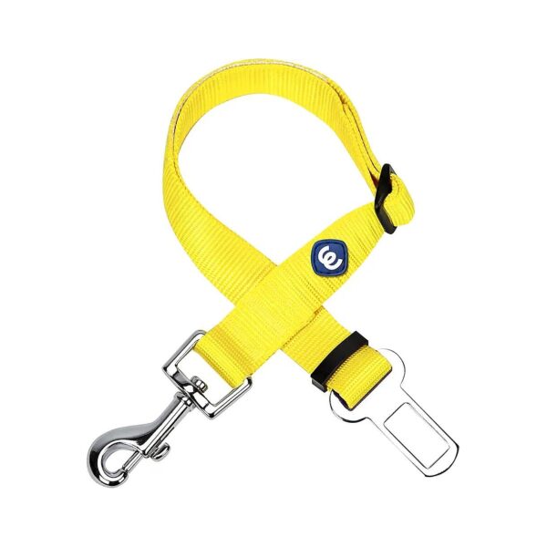 Classic Dog Seat Belt Tether for Vehicles, Blazing Yellow, Pet Safety Harness