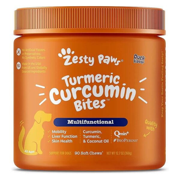 Coconut Oil and Turmeric Soft Chews for Dog Hip and Joint Mobility