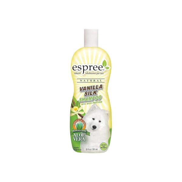 Coconut Vanilla Shampoo For Silky Smooth Coat With Aloe Vera And Silk Proteins