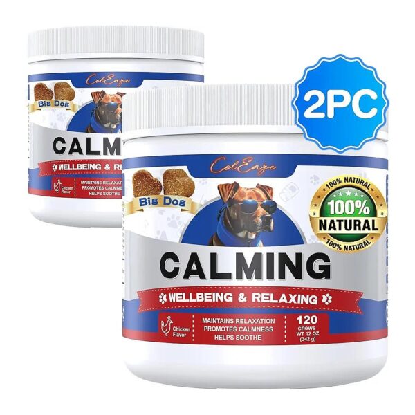 ColEaze Calming Chews for Dogs with Vet-Recommended Natural Ingredients