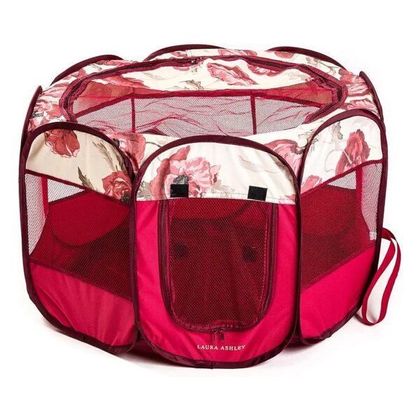 Coleman Printed Pop-up Pet Playpen with Water-Resistant Base and Loops