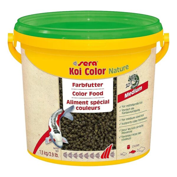 Color Medium Granule Koi Food with Natural Ingredients and Spirulina