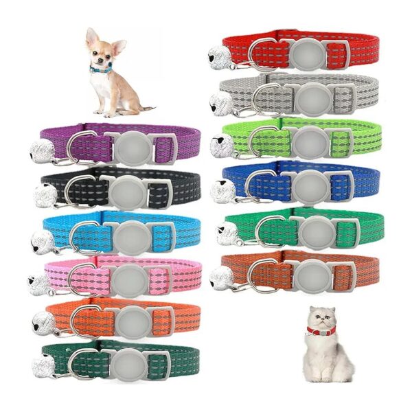 Comfort Pet Collars with Reflective Wire Design for Identifying Small