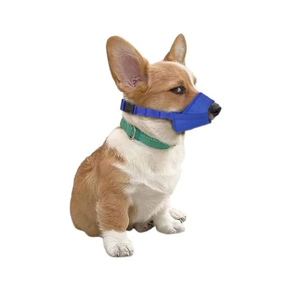 Comfortable Adjustable Snout Muzzle for Small Medium Dogs Breathable Soft Material