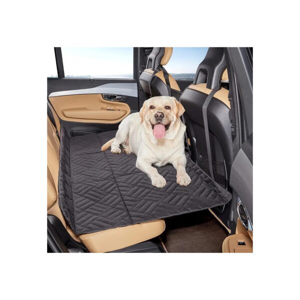 Comfortable Car Seat Dog Bed with Adjustable Straps and Anti-Slip Design for Large SUVs