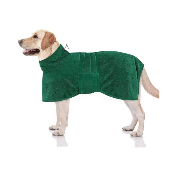 Comfortable Dog Bathrobe Towel for Drying Dogs of All Sizes