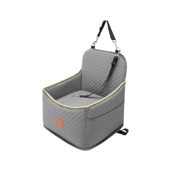 Comfortable Dog Car Seat with Interior Height 6 Inches for Small to Medium Dogs