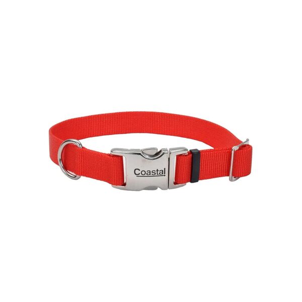 Comfortable Dog Collar with Snap Lock for Red Dogs