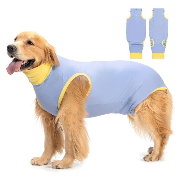 Comfortable Dog Recovery Suit for Post-Surgical Healing, Lightweight and Adjustable