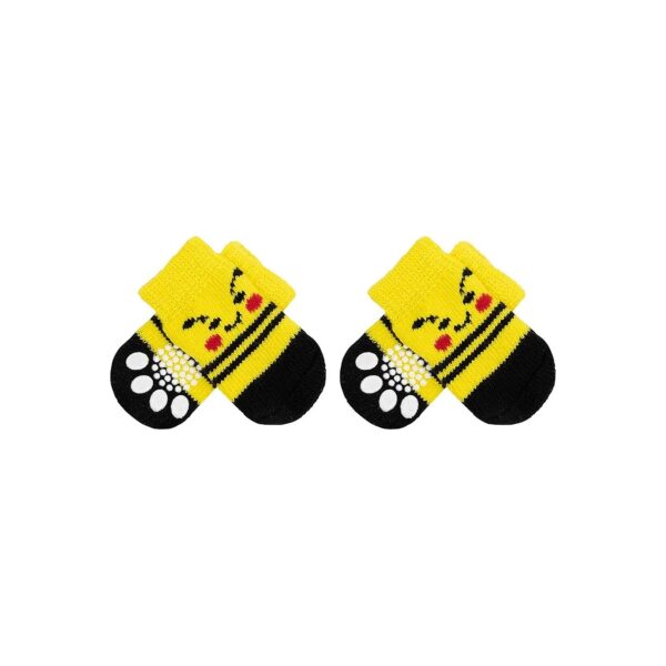 Comfortable Dog Socks with Slipping Prevention for Small Medium and Large Dogs