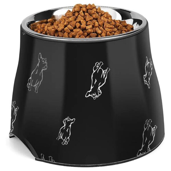 Comfortable Elevated Dog Bowl for Large Dogs, 600ml Capacity