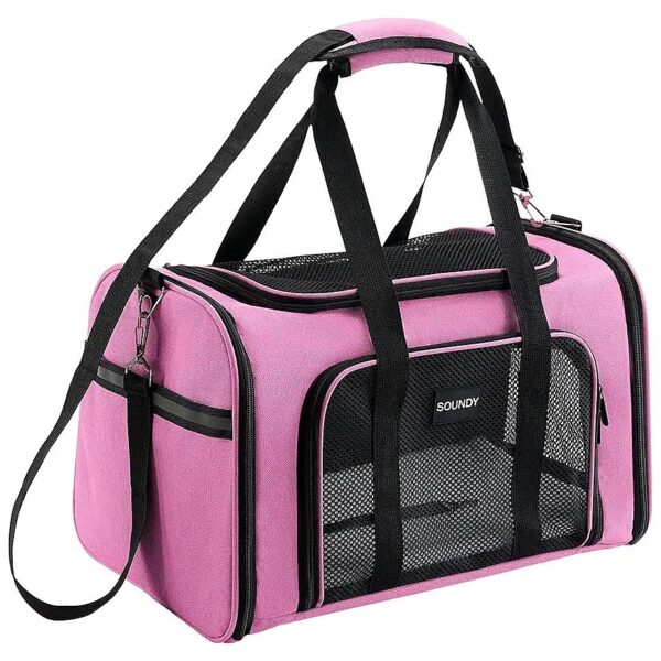 Comfortable Pet Travel Bag Cozy Medium Size Pet Carrier Soft Sided TSA Approved