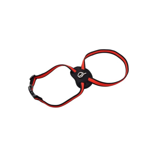 Comfortable Red Breathable Mesh Dog Harness 12-18 Inch Size