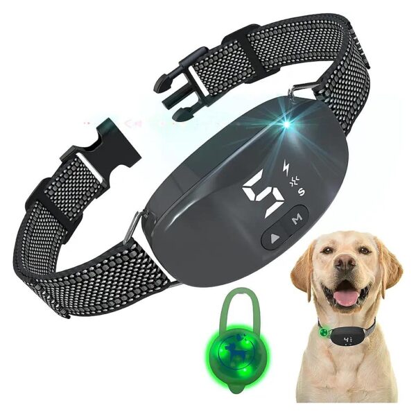 Comfortable Shock Collar for Dogs 20-30 Lbs, Humane and Gentle Bark Deterrent Device