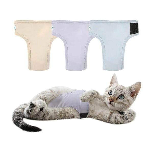 Comfortable Small Cat Diapers for Spray Incontinence Leak-Proof Kitten Diapers